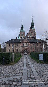il castello di Rosenborg (Rosenborg Slot), residenza estiva del re Cristiano IV a Copenaghen Danimarca