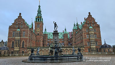 castello di Frederiksborg slot a Hillerod in Danimarca, Copenaghen