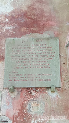 villa volpara chiamata anche la stamperia, qui la resistenza partigiana della regione stampava la propaganda antifascista e antinazista con una stamperia abusiva nei sotteranei della villa senza mai farsi scoprire explorers around